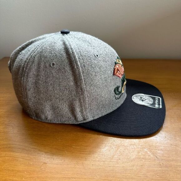 Forty Seven 47 Brand Men’s College Vault Wool Blend Fighting Irish Embroidered S - Picture 2 of 9